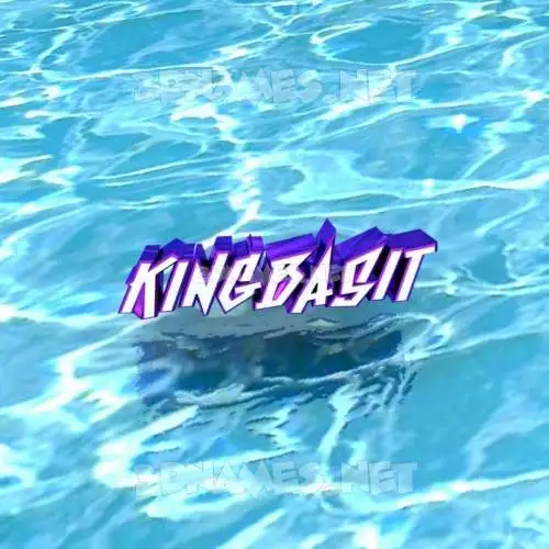 kingbasit in Water style - 3D name wallpaper kingbasit in Water style - 3D name wallpaper