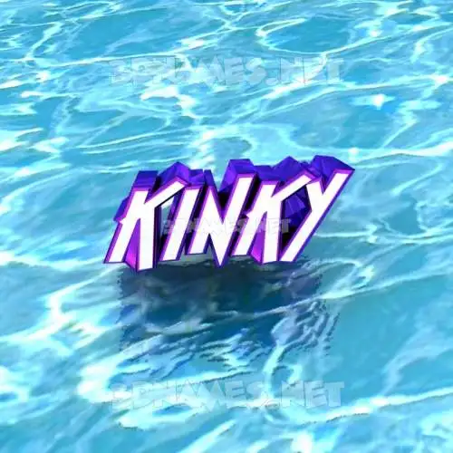 kinky in Water style - 3D name wallpaper kinky in Water style - 3D name wallpaper