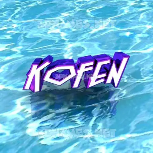 kofen in Water style - 3D name wallpaper kofen in Water style - 3D name wallpaper