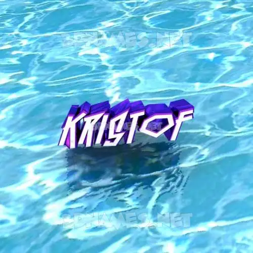kristof in Water style - 3D name wallpaper kristof in Water style - 3D name wallpaper