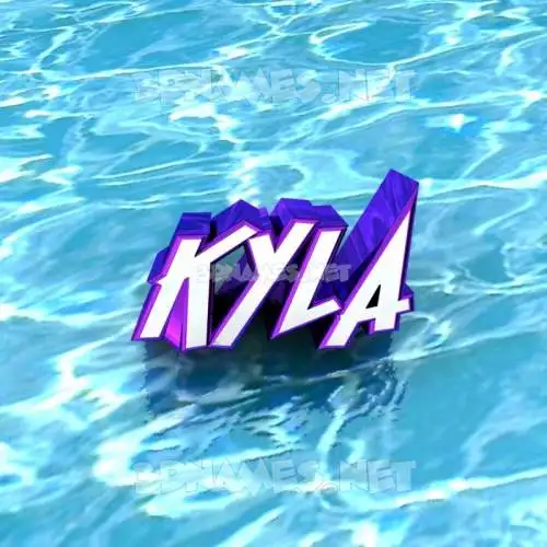 kyla in Water style - 3D name wallpaper kyla in Water style - 3D name wallpaper
