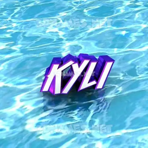 kyli in Water style - 3D name wallpaper kyli in Water style - 3D name wallpaper