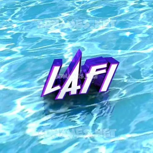 lafi in Water style - 3D name wallpaper lafi in Water style - 3D name wallpaper