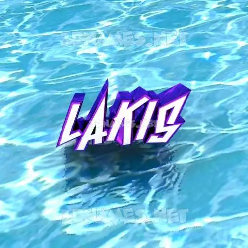 lakis in Water style - 3D name wallpaper lakis in Water style - 3D name wallpaper