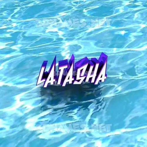 latasha in Water style - 3D name wallpaper latasha in Water style - 3D name wallpaper