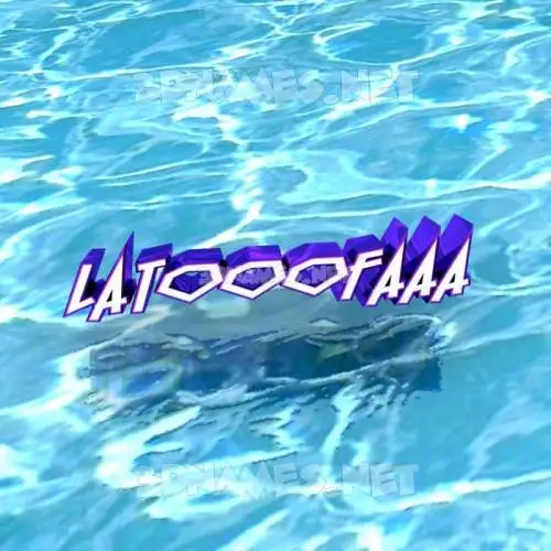 latooofaaa in Water style - 3D name wallpaper latooofaaa in Water style - 3D name wallpaper