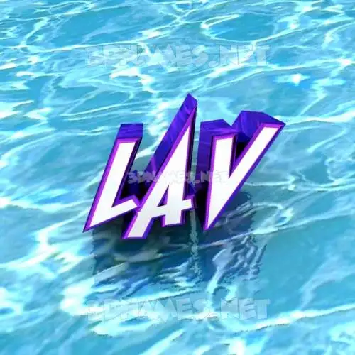 lav in Water style - 3D name wallpaper lav in Water style - 3D name wallpaper