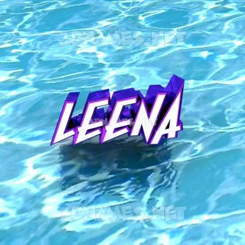 leena in Water style - 3D name wallpaper leena in Water style - 3D name wallpaper