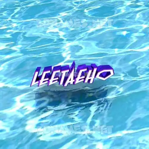 leetaeho in Water style - 3D name wallpaper
