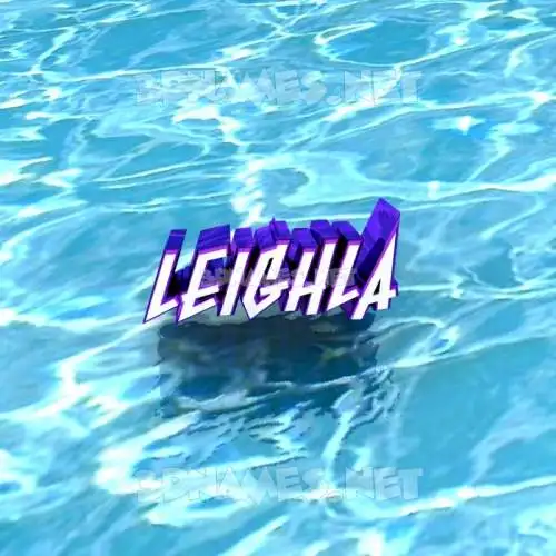 leighla in Water style - 3D name wallpaper leighla in Water style - 3D name wallpaper