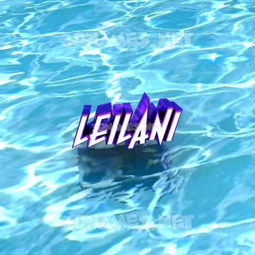 leilani in Water style - 3D name wallpaper leilani in Water style - 3D name wallpaper