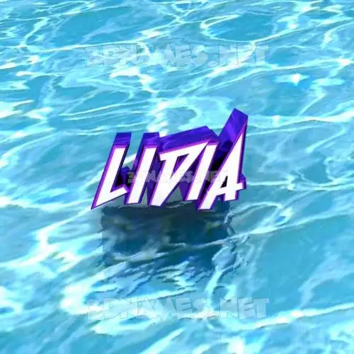 lidia in Water style - 3D name wallpaper lidia in Water style - 3D name wallpaper