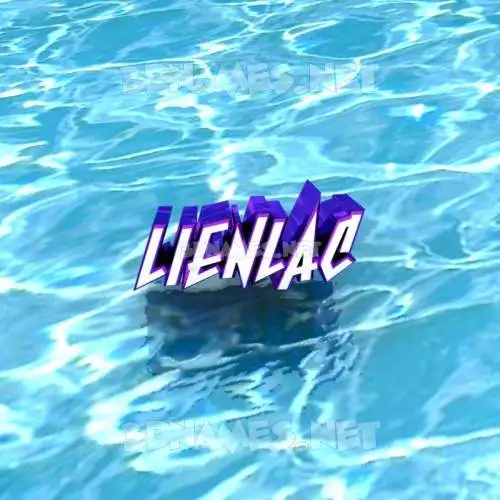 lienlac in Water style - 3D name wallpaper lienlac in Water style - 3D name wallpaper