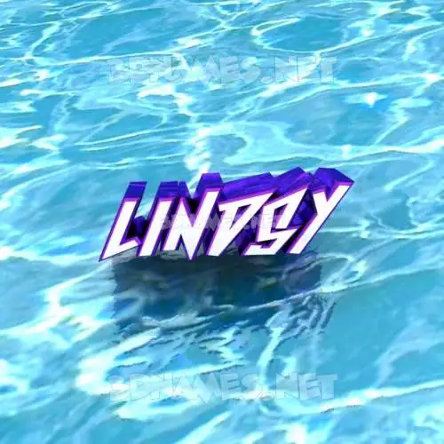 lindsy in Water style - 3D name wallpaper lindsy in Water style - 3D name wallpaper