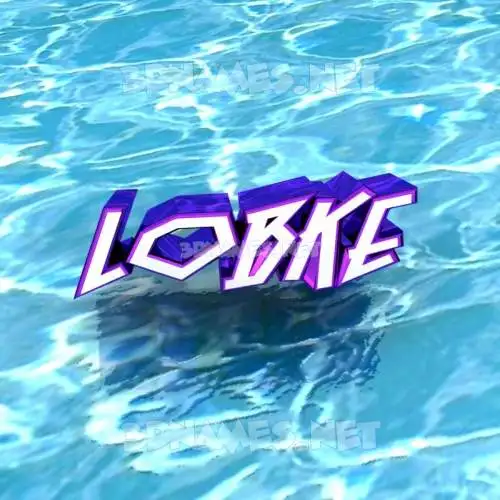 lobke in Water style - 3D name wallpaper lobke in Water style - 3D name wallpaper