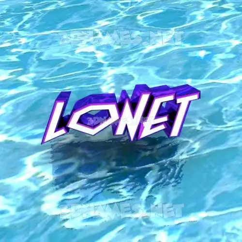 lonet in Water style - 3D name wallpaper lonet in Water style - 3D name wallpaper