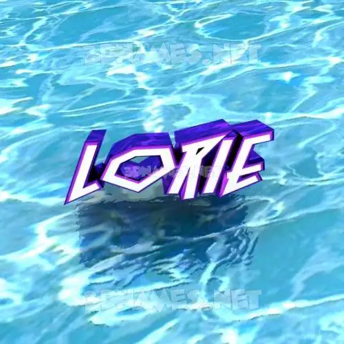 lorie in Water style - 3D name wallpaper lorie in Water style - 3D name wallpaper