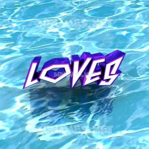 loves in Water style - 3D name wallpaper loves in Water style - 3D name wallpaper