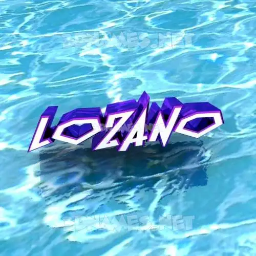 lozano in Water style - 3D name wallpaper lozano in Water style - 3D name wallpaper