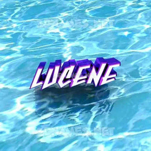 lucene in Water style - 3D name wallpaper lucene in Water style - 3D name wallpaper