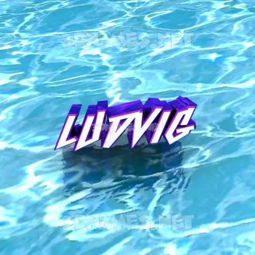 ludvig in Water style - 3D name wallpaper ludvig in Water style - 3D name wallpaper