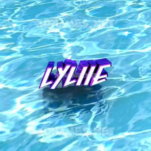 lyliie in Water style - 3D name wallpaper lyliie in Water style - 3D name wallpaper