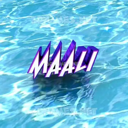 maali in Water style - 3D name wallpaper maali in Water style - 3D name wallpaper
