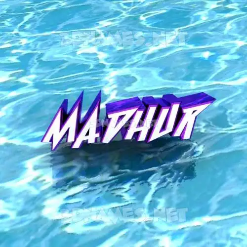 madhur in Water style - 3D name wallpaper madhur in Water style - 3D name wallpaper