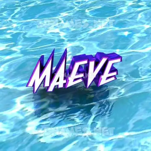 maeve in Water style - 3D name wallpaper