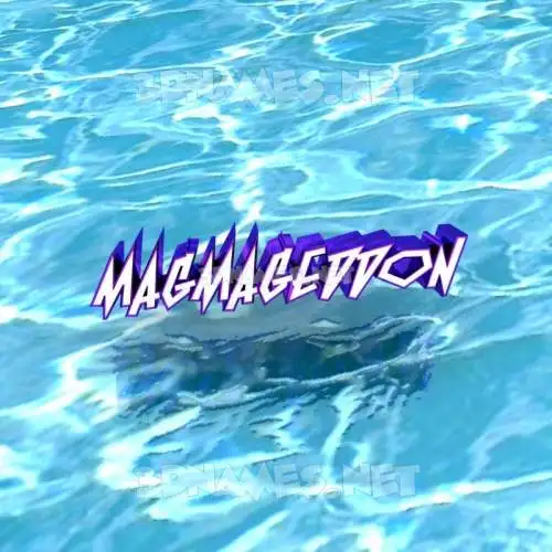 magmageddon in Water style - 3D name wallpaper magmageddon in Water style - 3D name wallpaper