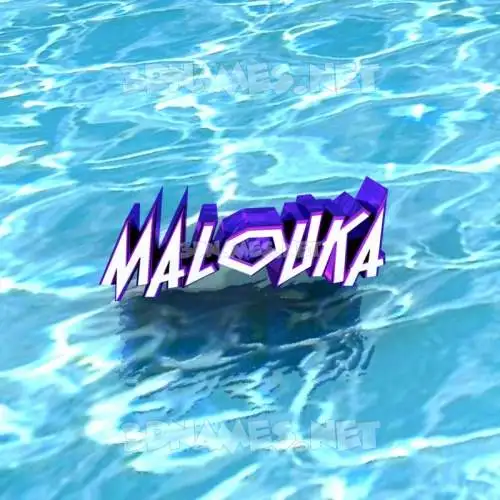 malouka in Water style - 3D name wallpaper malouka in Water style - 3D name wallpaper
