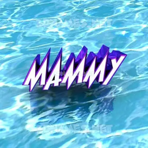 mammy in Water style - 3D name wallpaper mammy in Water style - 3D name wallpaper