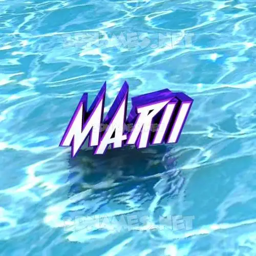 marii in Water style - 3D name wallpaper marii in Water style - 3D name wallpaper