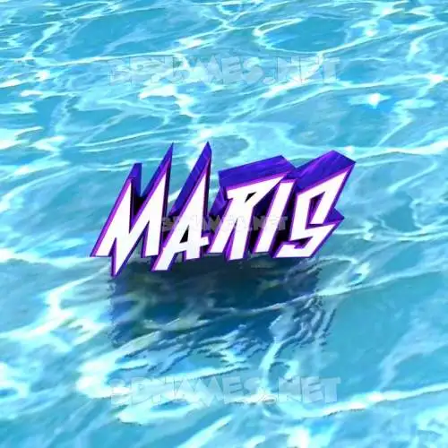 maris in Water style - 3D name wallpaper maris in Water style - 3D name wallpaper