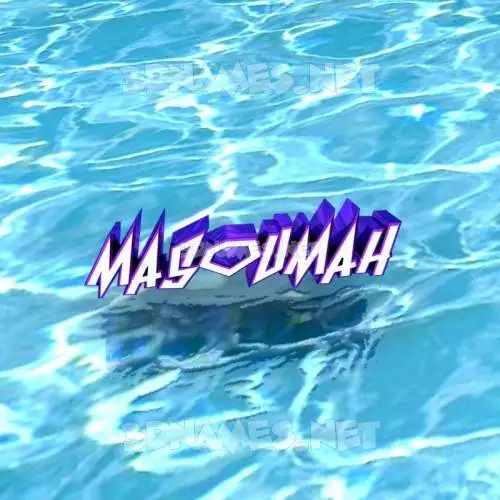 masoumah in Water style - 3D name wallpaper masoumah in Water style - 3D name wallpaper