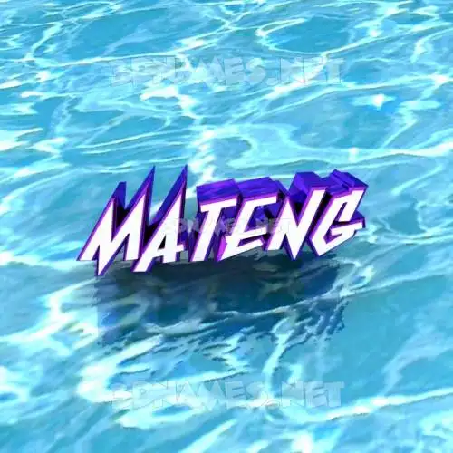 mateng in Water style - 3D name wallpaper mateng in Water style - 3D name wallpaper