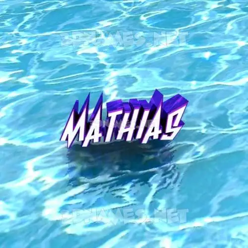 mathias in Water style - 3D name wallpaper mathias in Water style - 3D name wallpaper