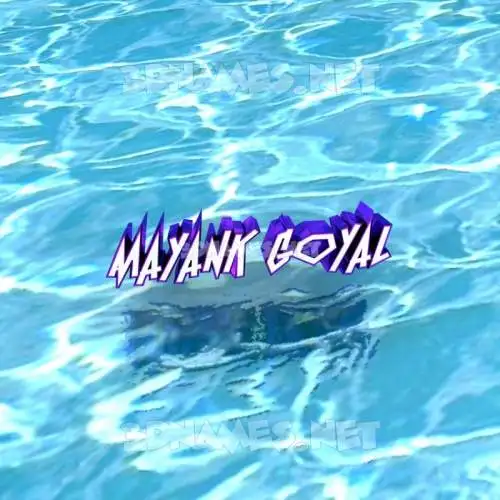 mayank goyal in Water style - 3D name wallpaper