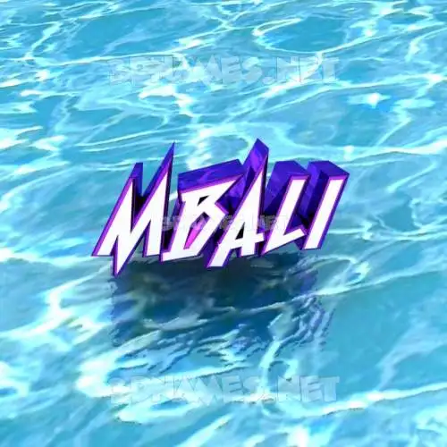 mbali in Water style - 3D name wallpaper mbali in Water style - 3D name wallpaper