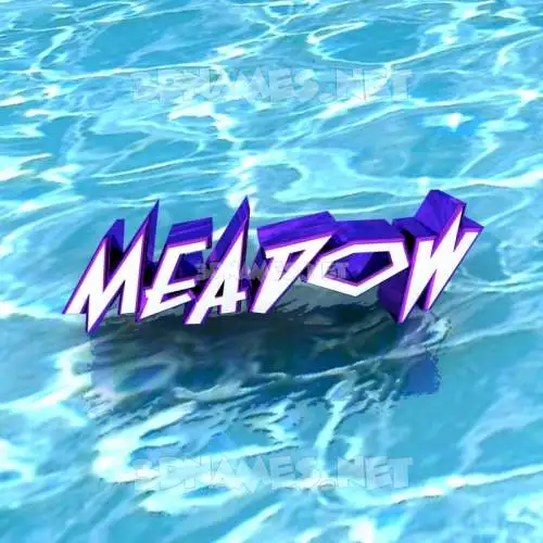 meadow in Water style - 3D name wallpaper meadow in Water style - 3D name wallpaper
