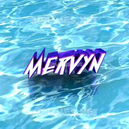 mervyn in Water style - 3D name wallpaper mervyn in Water style - 3D name wallpaper