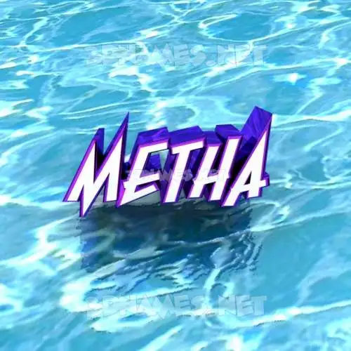 metha in Water style - 3D name wallpaper metha in Water style - 3D name wallpaper