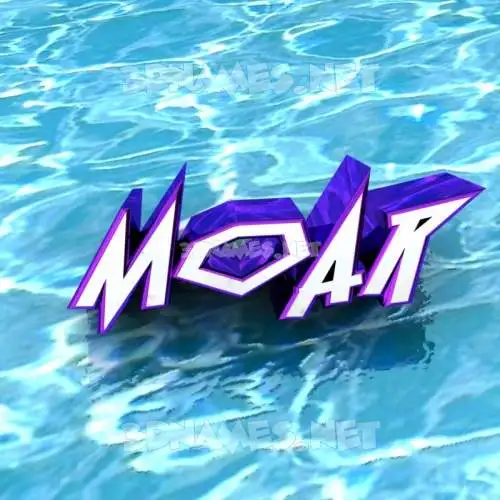 moar in Water style - 3D name wallpaper moar in Water style - 3D name wallpaper