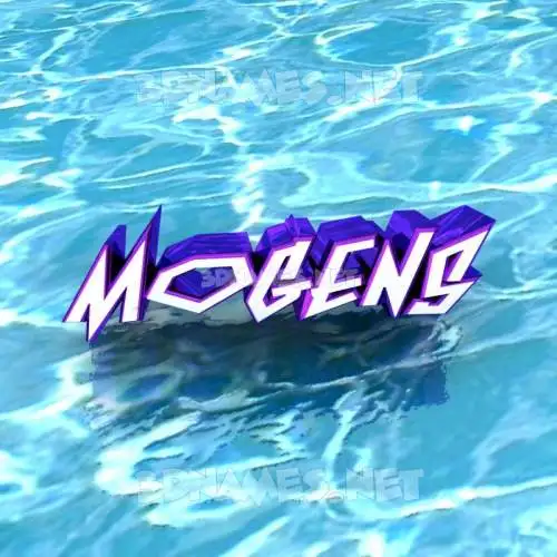 mogens in Water style - 3D name wallpaper mogens in Water style - 3D name wallpaper