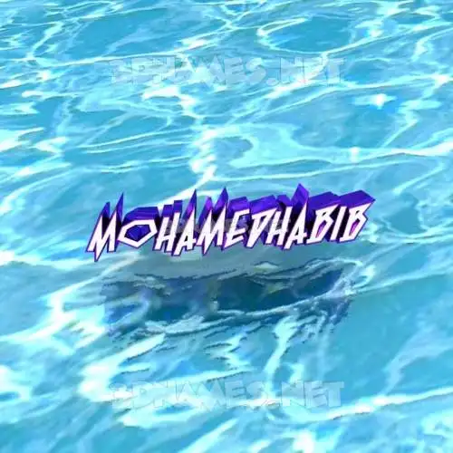 mohamedhabib in Water style - 3D name wallpaper mohamedhabib in Water style - 3D name wallpaper