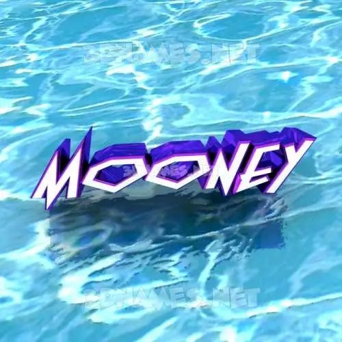 mooney in Water style - 3D name wallpaper mooney in Water style - 3D name wallpaper