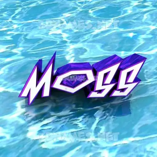 moss in Water style - 3D name wallpaper moss in Water style - 3D name wallpaper
