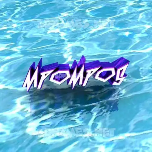 mpompos in Water style - 3D name wallpaper mpompos in Water style - 3D name wallpaper