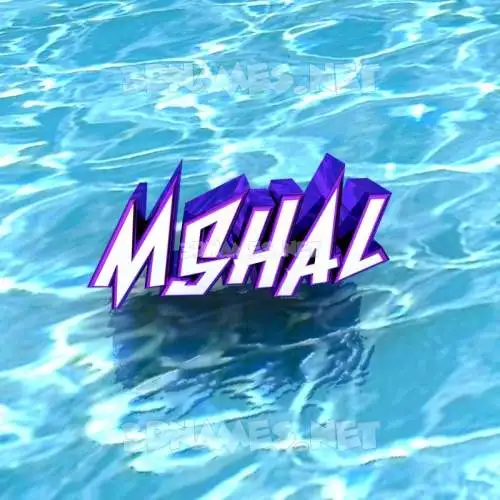 mshal in Water style - 3D name wallpaper mshal in Water style - 3D name wallpaper