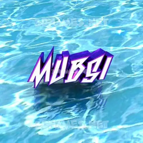 mubsi in Water style - 3D name wallpaper mubsi in Water style - 3D name wallpaper